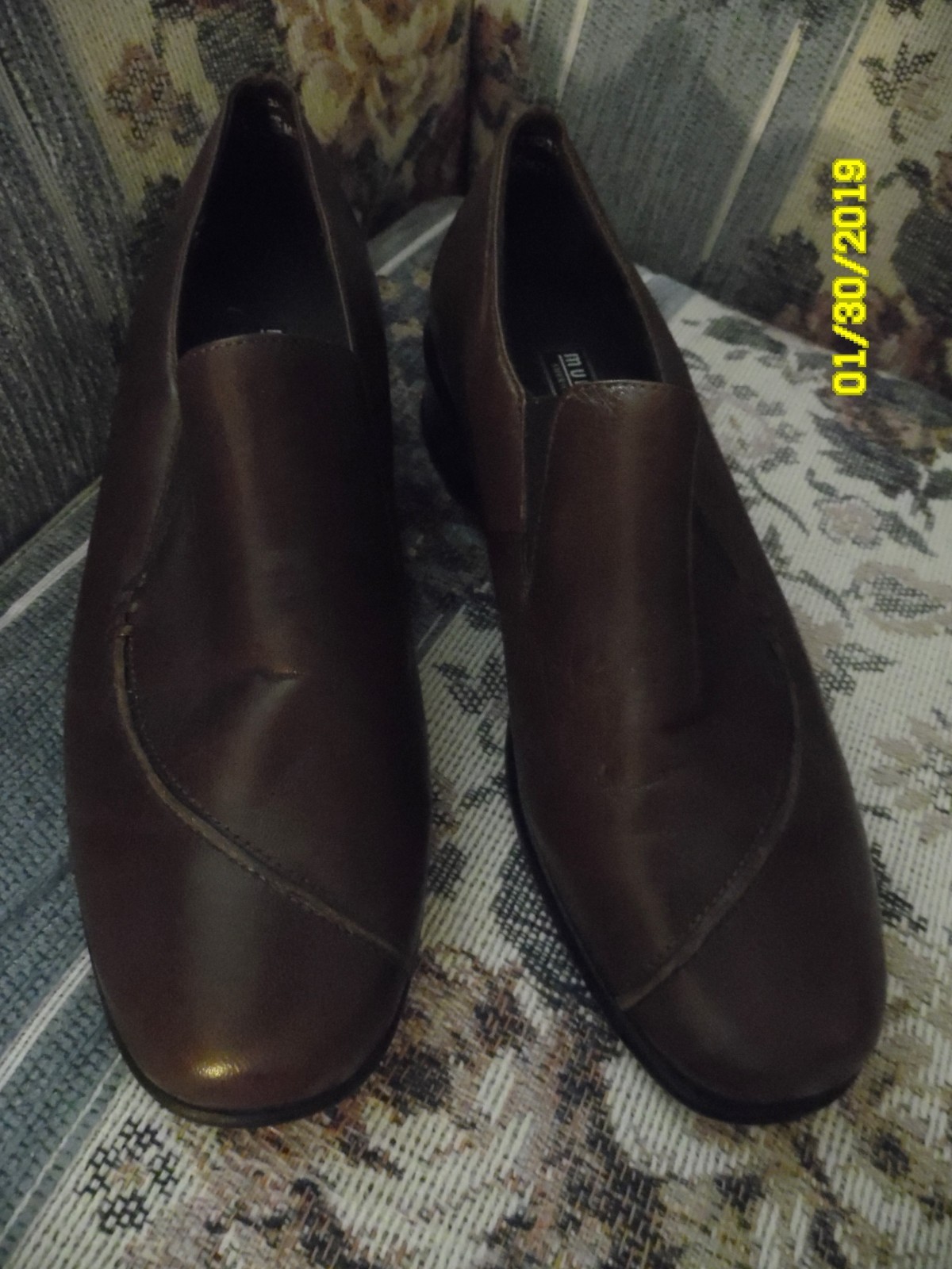 Munro Women's Brown Brown Brown Leather Slip On Oxfords Size 5.5(M) Made In USA 89f614 Munro Women's Brown Brown Brown Leather Slip On Oxfords Size 5.5(M) Made In USA 89f614
