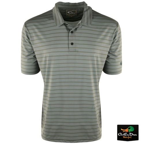 DRAKE WATERFOWL PERFORMANCE STRETCH STRIPED POLO - S/S - Picture 8 of 11