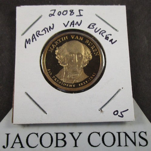 2008 S Martin Van Buren Presidential Proof Dollar - leichte Tönung (05) - Bild 1 von 4