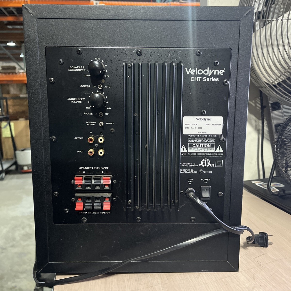 VELODYNE SUBWOOFER CHT 8 SOUNDS | eBay