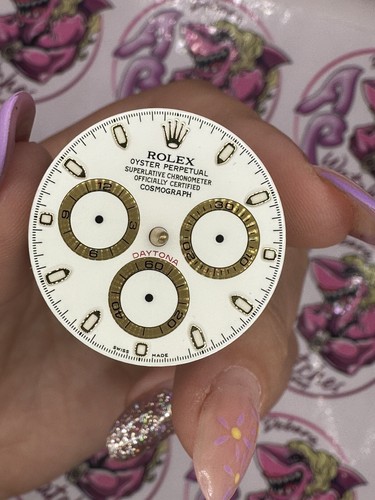 Rolex Daytona Dial Luminova White 116523 116528 116518 2Nd Series “PH” - Picture 2 of 6