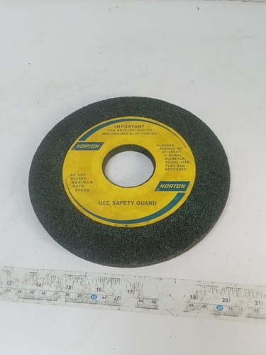 T358 Norton Grind wheel 7 7/8"x 3/8" x 2" Model #39C60-18VK - Picture 6 of 13