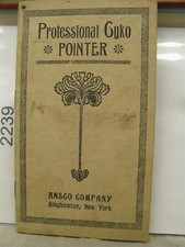 Ansco Professional Cyko Paper Pointer Original Instruction Book in English