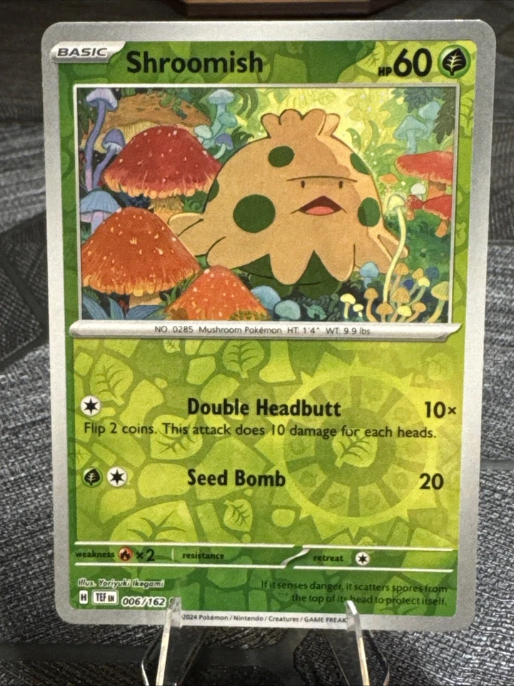 Shroomish 006/162 Sv05: Temporal Forces Reverse Holo - Image 2 of 3