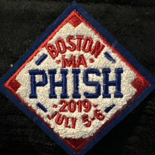 Phish Baseball Diamond Patch Fenway Park 2019 Tour Oxford Wimpel Neu