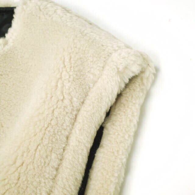 stein 23AW Japan WOOL FUR EXTRA SHORT VEST ST.631 S BEIGE stein 23AW Japan WOOL FUR EXTRA SHORT VEST ST.631 S BEIGE