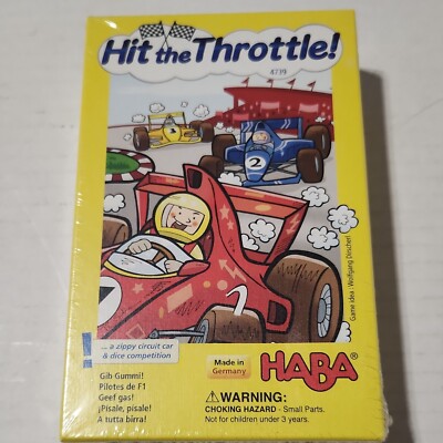 HABA Hit the Throttle Board Game Made in Germany Ages 4+ New Sealed