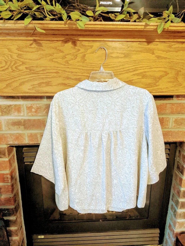 Blazer Mujer Marca Apparenza Beige Talla Grande 1x Foto 2 de 2