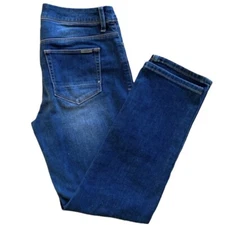 CHICOS SO SLIMMING JEANS WOMEN 5 POCKET SLIMS MID SECTION ANKLE LENGTH USA SZ 0