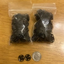 200 PRYM Sew On Snaps Hand- Sewn Bag Buttons Button Metal Snaps Fasteners