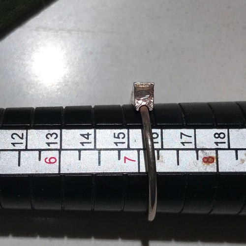 Vintage Sterling Silver Stamped Typebar Monogram "K" Ring Size 6 ADJUSTABLE - Picture 7 of 11