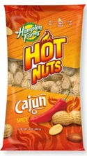 Hampton Farms ~Hot Nuts ~Cajun Spicy Peanuts~1 BAG ~10 oz  ~FREE SHIPPING