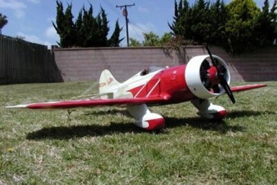 Gee Bee Model Y Sportster 72'' R/C Airplane Laser Cut Balsa Ply Short Kit W/ Plan