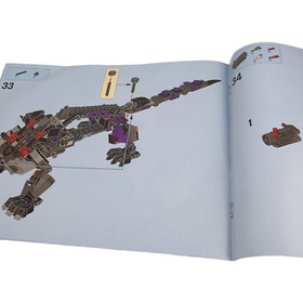 Lego 70725 Ninjago Nindroid Mechdragon INSTRUCTION MANUAL ONLY 2014 Retired 9+