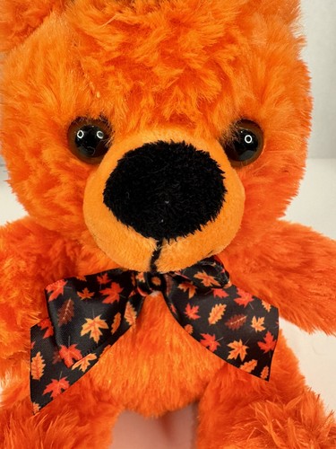 Fiesta Orange Witch Teddy Bear Plush 7” Stuffed Animal Toy Halloween - Picture 2 of 10