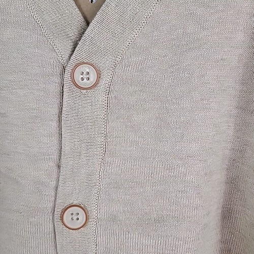 NWT Mayoral Boy Knit Cardigan Long Sleeve Cozy Button Up Sand Heather Tan Sz 5 - Picture 2 of 6