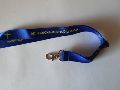 Night Star Express   - Schlüsselband  / Lanyard - Werbung (8a) 