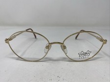 LUXOTTICA ITALY 2189 GEP 55-17-135 Gold Full Rim Eyeglasses Frame XL32