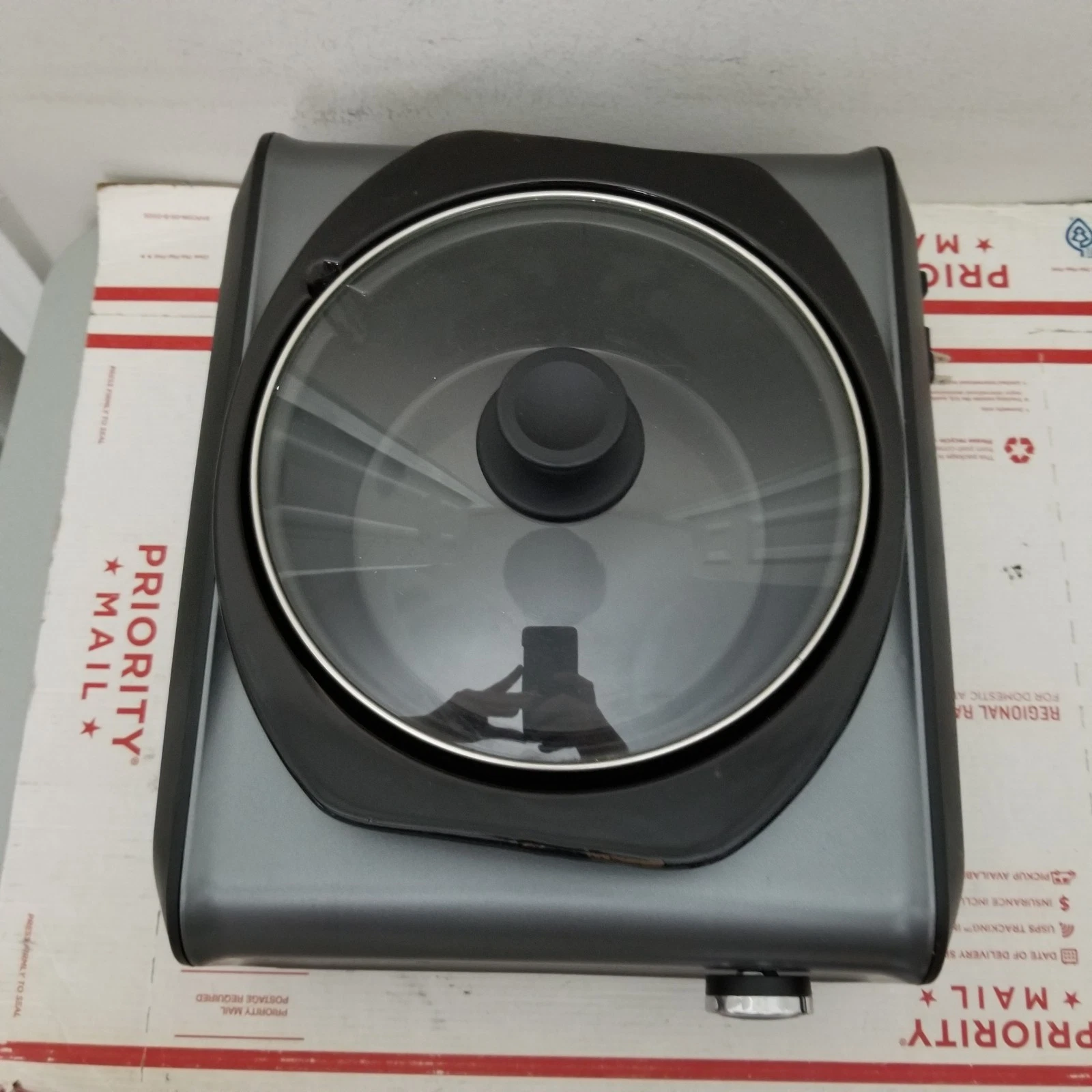Crock Pot Hook Up 2 QT Slow Cooker SCCPMD2-CH Connectable Unit Black Gray