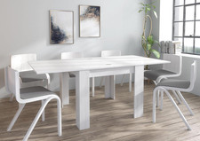 Dining Table Extendable Natural Oak 180cm Pine Effect Modern Wooden Furniture
