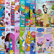 DISNEY NICKELODEON Jumbo Coloring Activity Book BENDON Puzzles Games You CHOOSE