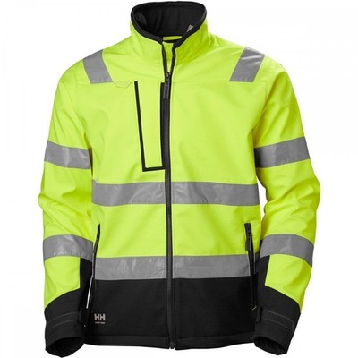 Helly Hansen Alna 2.0 Softshell Arbeitsjacke gelb Hi Vis Workwear 74095