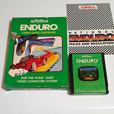 Activision Enduro - Atari 2600 Racing/Car Racing Game (1983) Box Manual Tested. image