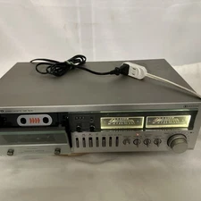 Onkyo Model TA-2050 Direct Drive Stereo Cassette Tape Deck Powers On . Parts!