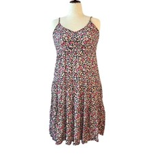 Wild Fable Floral Dress Smocked babydoll dress Size L