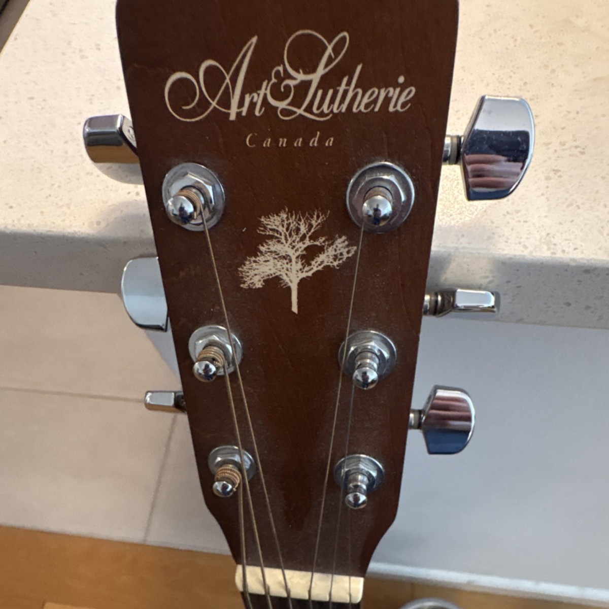 Art & Lutherie Folk Cedar Acoustic Guitar 6 String Brown Right
