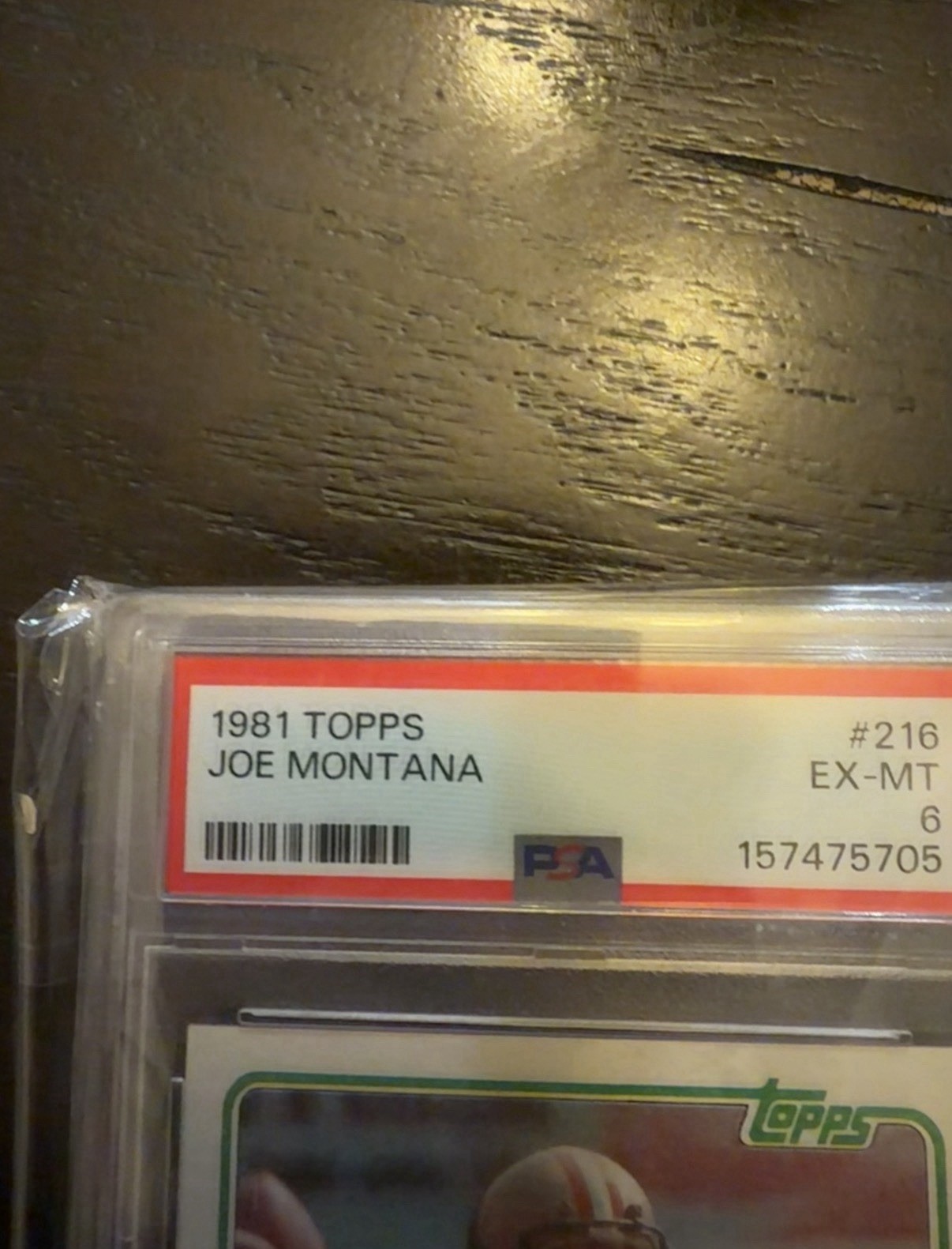 1981 TOPPS #216 JOE MONTANA RC San Francisco 49ERS HOF PSA 6 Rookie Rare 🔥 view 4