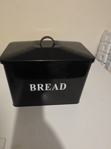 Contenitore portapane in metallo acciaio inox con coperchio portapane