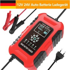 Intelligente KFZ Auto Batterie Ladegerät Impuls Reparatur Akku Ladegerät 12V/24V