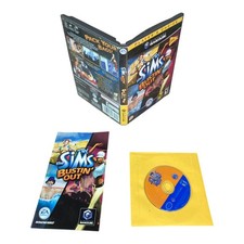 Nintendo GameCube CIB COMPLETE TESTED Sims Bustin' Out PC CF