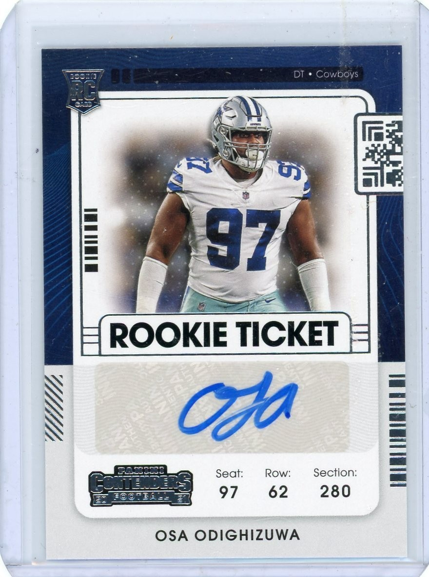 Osa Odighizuwa Panini Contenders #181 Autograph