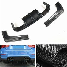 Carbon Fiber Rear Bumper Diffuser Lip For BMW F80 M3 F82 M4 V Style 2014 2015-20