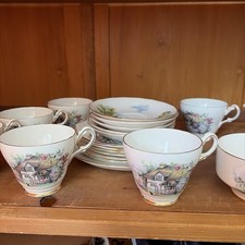Royal Vale Bone China Kaffeetassen Set Duches...