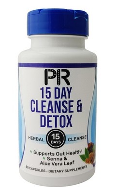 15 Day Cleanse & Detox   Supports Digestion Gut Cleanse Herbal with Probiotics