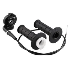 Handle Grip Twist Throttle Cable 7/8" 22mm for ATV/ATC Dirt Bike Mini Bike 