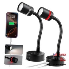 12V LED Reading Light, RV Dimmable Reading Lamp with 20W USB-C Standard