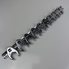 9-pc Flare Nut Crowfoot Set Crow Feet Sae Hand Tool Automotive Tools