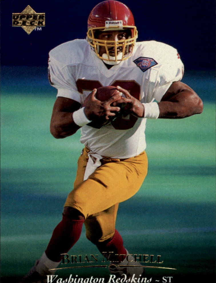 1995 Upper Deck #231 Brian Mitchell - FB