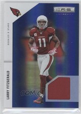 2011 Rookies & Stars Longevity Sapphire Materials 37/100 Larry Fitzgerald #2 1d9
