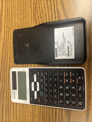 Sharp EL-531XT Advanced D.A.L. Calculator With Case/Cover Black - Picture 2 of 4