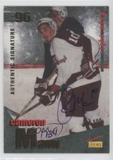 1995 Signature Rookies Draft 96 Auto /4500 Cameron Mann #15 Auto 2z7