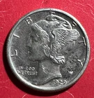 1929S US Mercury SILVER Dime! Choice AU! SHARP! Old US Coin!