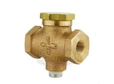 1/8" Solid Cast Brass In Line Horizontal In Line Check Valve Air Compressor