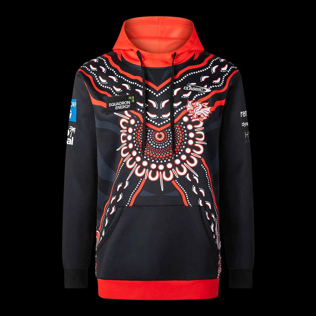 St George ILL Dragons NRL 2025 Classic Indigenous Hoody Sizes S