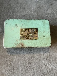 Vintage 1940’s-1950’s First Aid Kit MSCo