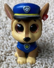 TY PAW PATROL 2" CHASE Puppy Dog Police Figure Pup 2017 Beanie Boo toy figurine